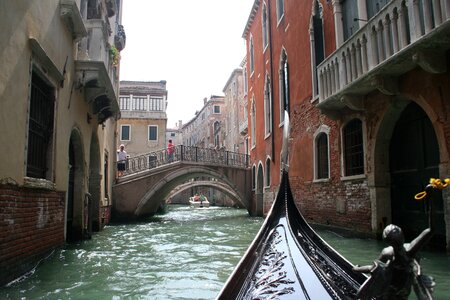 Water landscape bridge photo