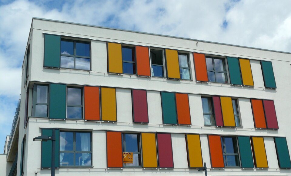 Colorful download window dorm