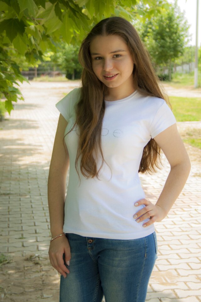 Beauty portrait smile