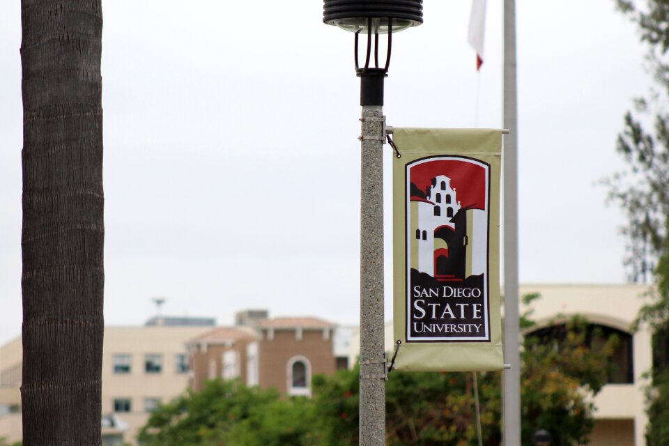 Logotyp san diego state university sdsu