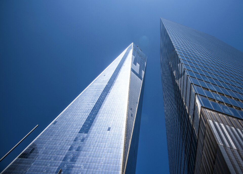 Clouds blue manhattan