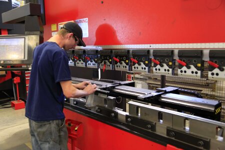 Equipment manufacturing bend