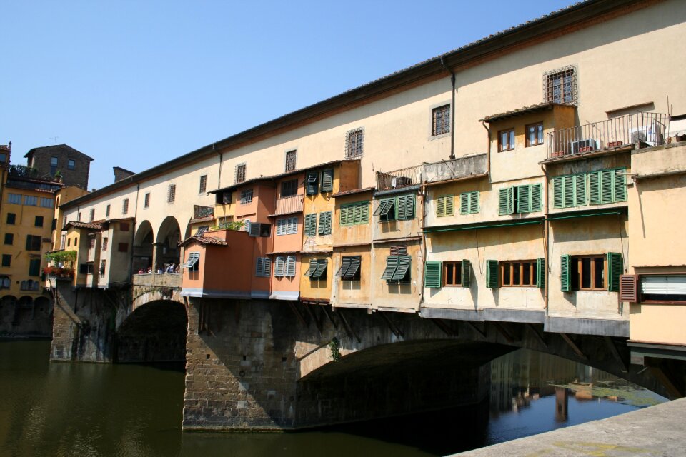 Bridge houses water