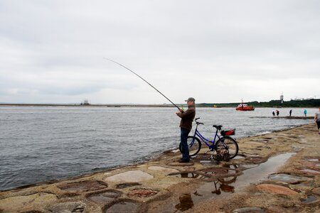 Rods catcher the baltic sea