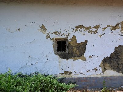 Window old building farmhouse