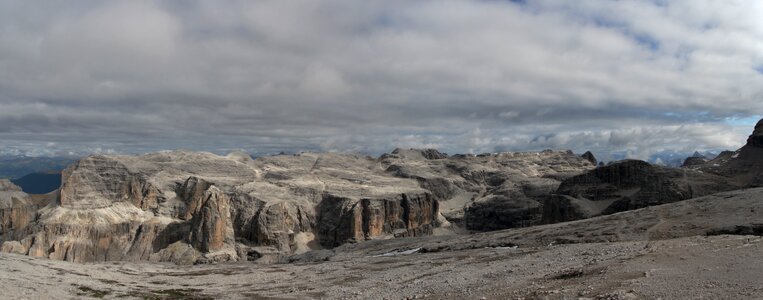 Alpine panorama landscape