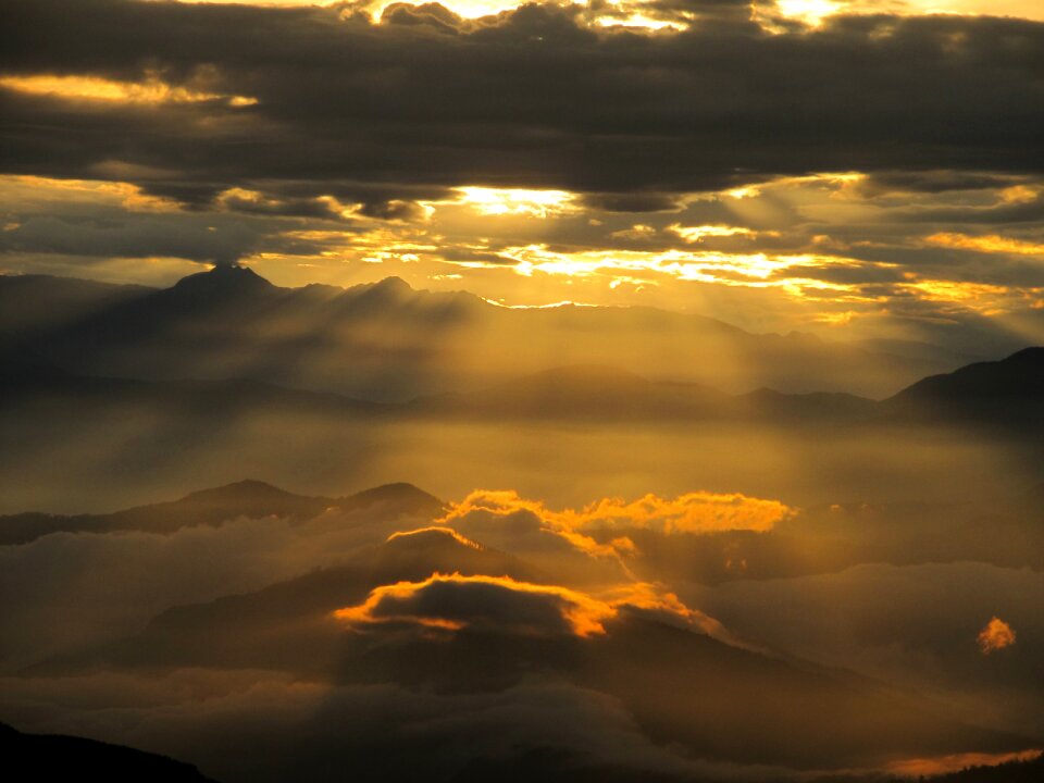 Sunshine sun rays nature
