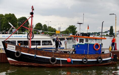 Fishing port the baltic sea