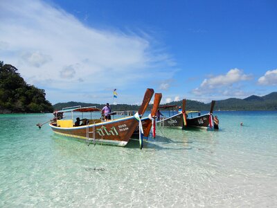 Tropical ocean island