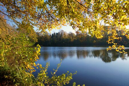 Landscape mirroring season photo