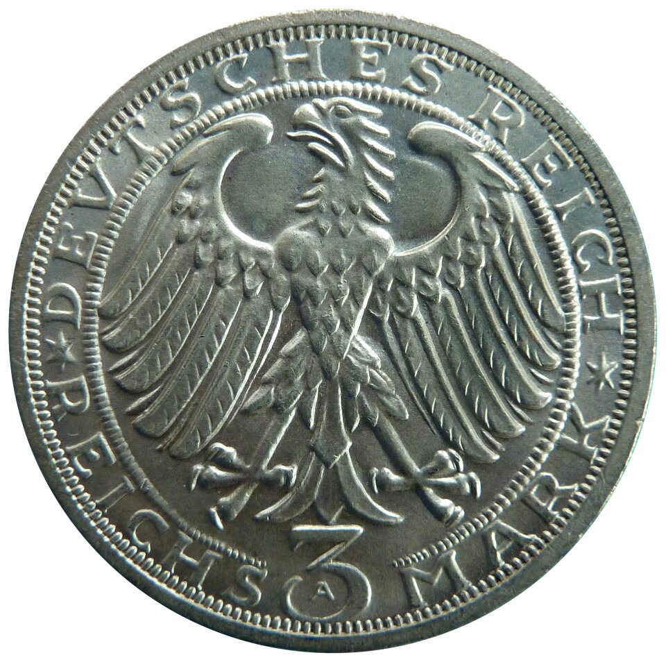 Weimar republic numismatics historic