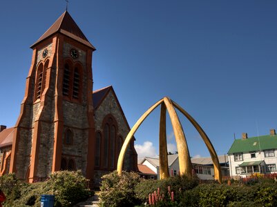Falkland church whale ribs