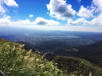 Taipei mountain clouds