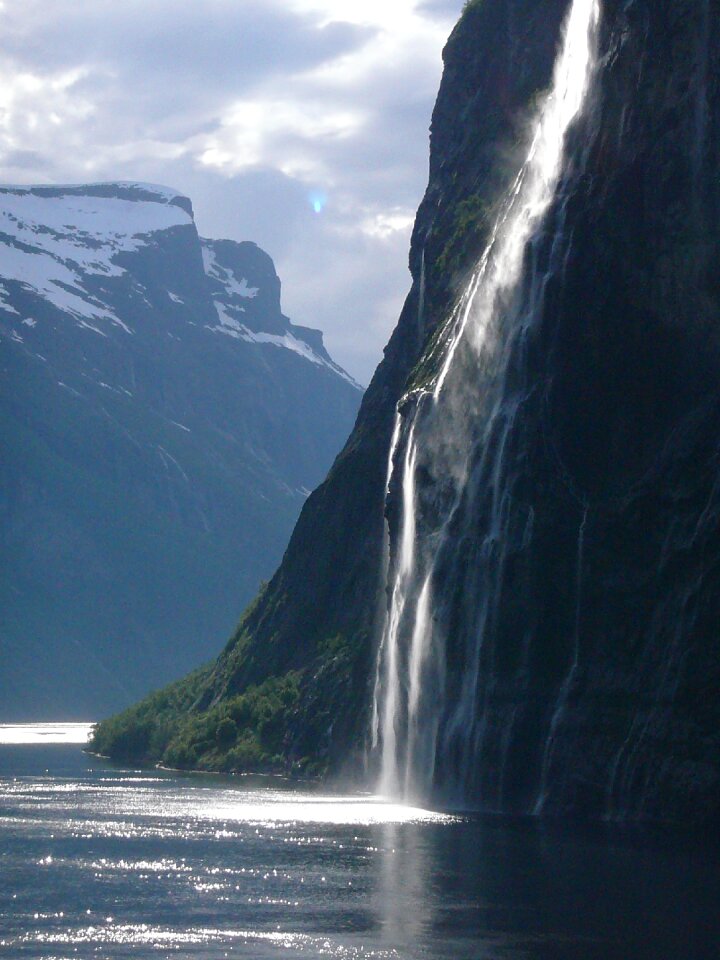 Landscape scandinavia geirangerfjord