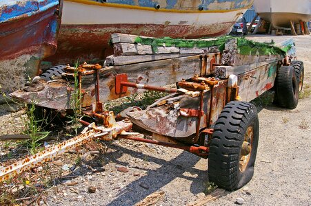 Rusted rust metal
