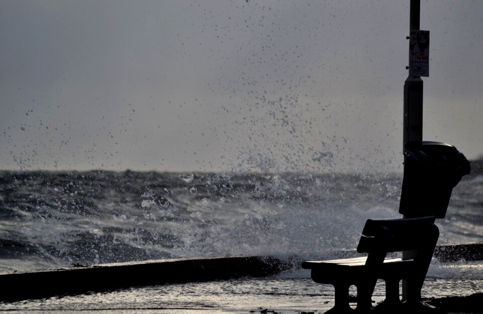 Landscape seashore surf