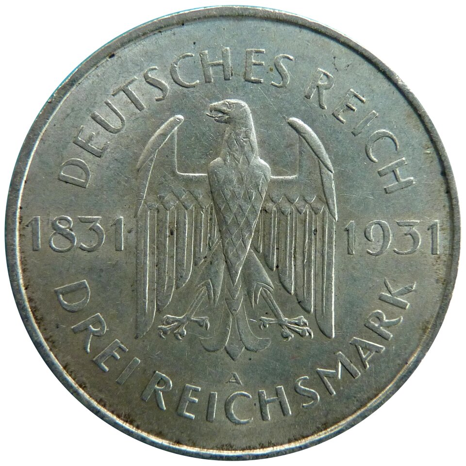Commemorative weimar republic numismatics