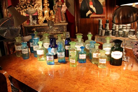 Antiques bottles perfumery