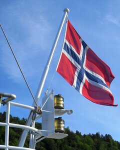 Boat ferry flag