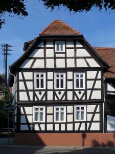 Building timber framing architecture photo