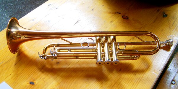 Trumpet musical instrument brass wind instrument photo