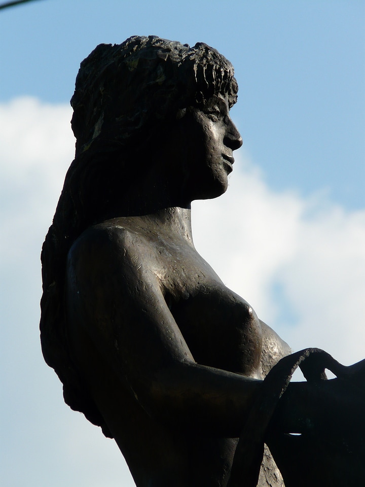 Naked bosom breast