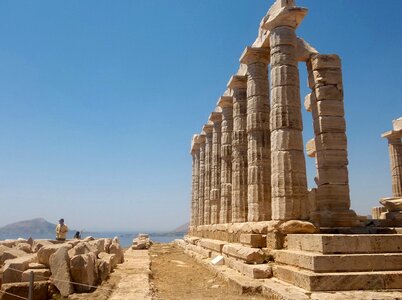 Greece cape sounion temple of poseidon