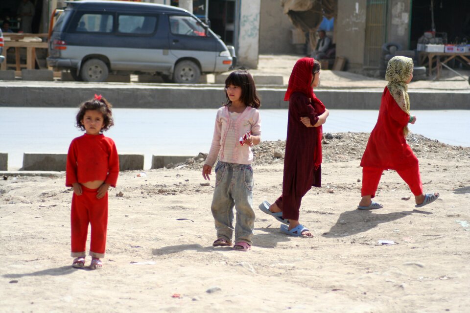 Poor poverty orphanage