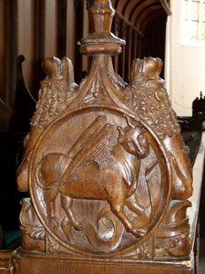 Art portrait carved