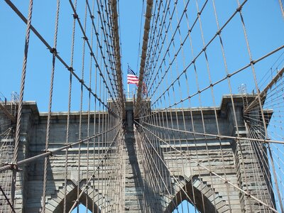 New york brooklyn bridge usa photo