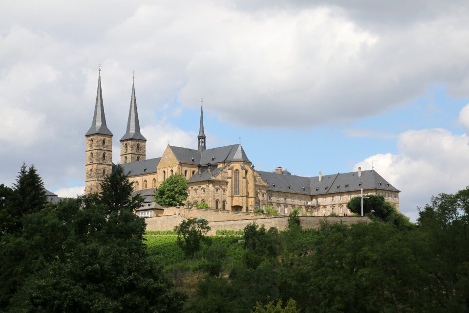 Monastery historically greeting card