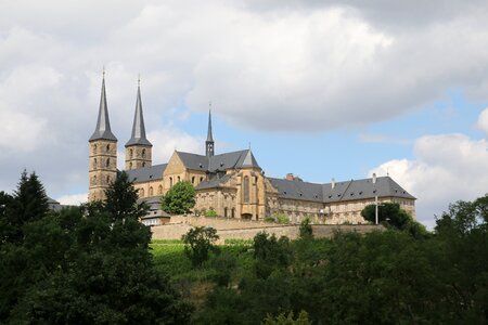 Monastery historically greeting card