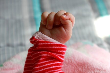 Small closed fingers