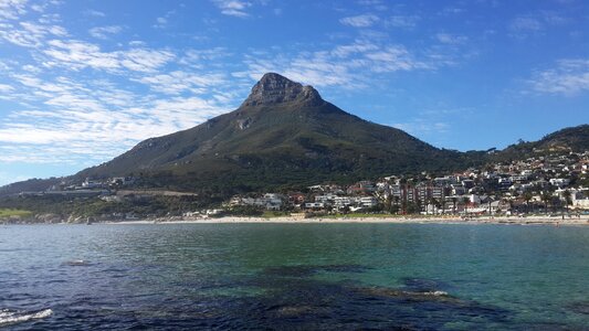 Lions head south africa sky