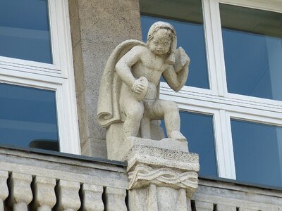 Sand stone sculpture figure