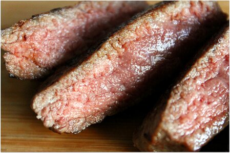 Beef beef steak cut photo