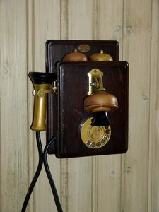 Communication telephone handset telephone photo