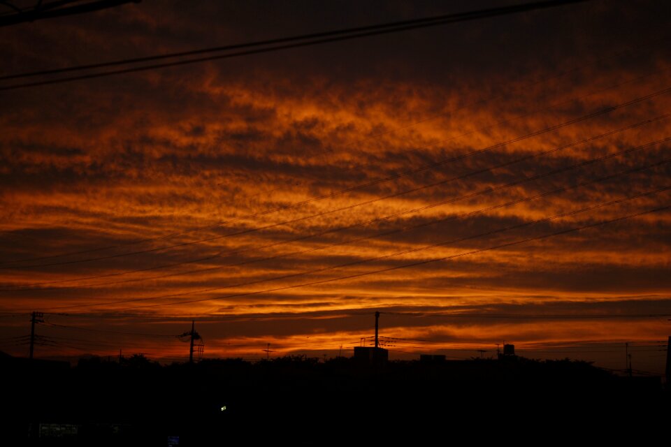 Rich cloud sunset twilight