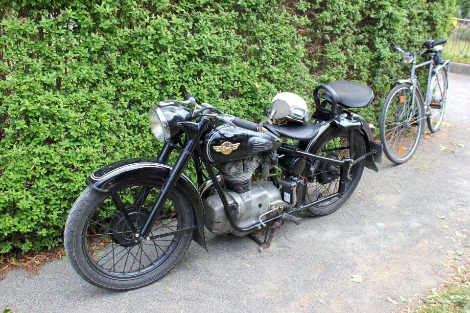 Oldtimer motorcycle antique