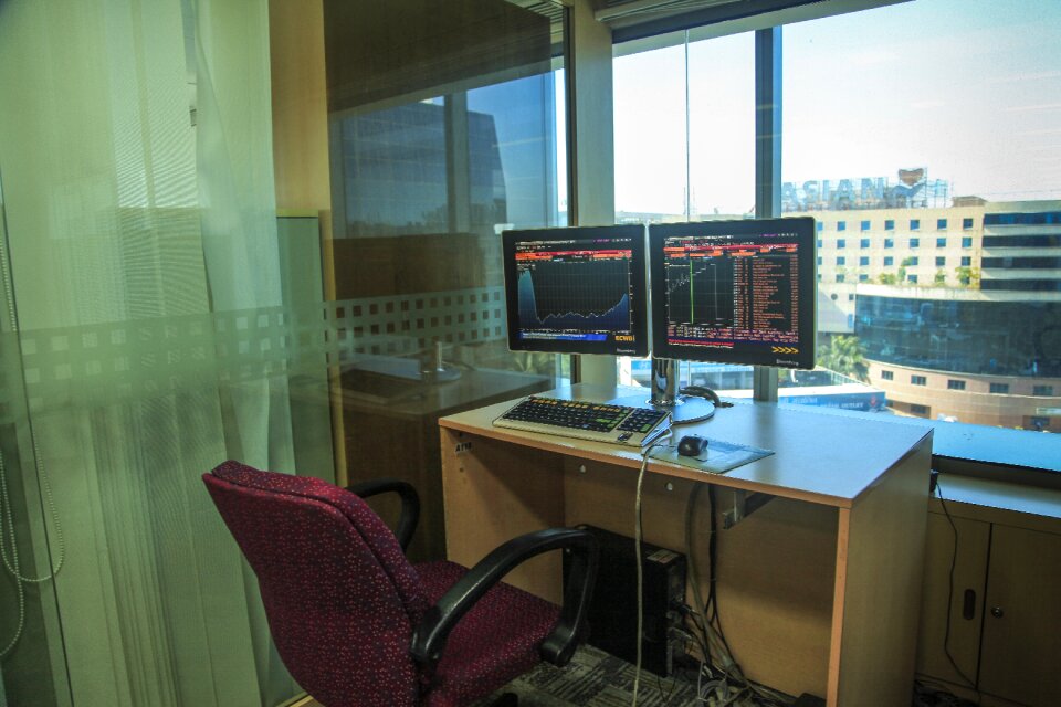 Corporate business desk