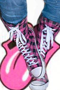 Fun fashion sneakers photo