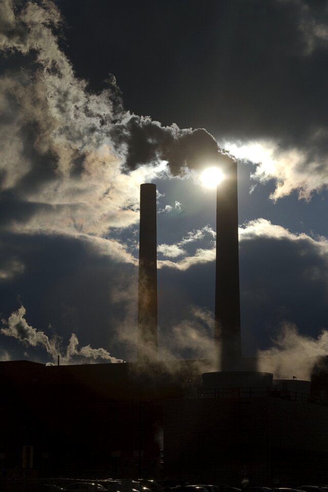 Smoke pollution industry