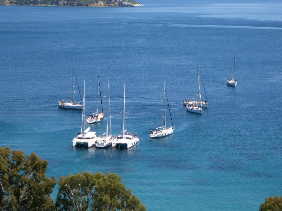 Travel landscape sea