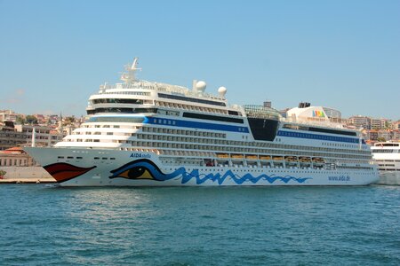Port cruise ship turkey photo