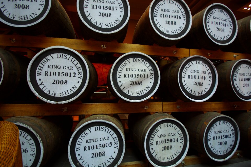 Whiskey yuan shan barrel