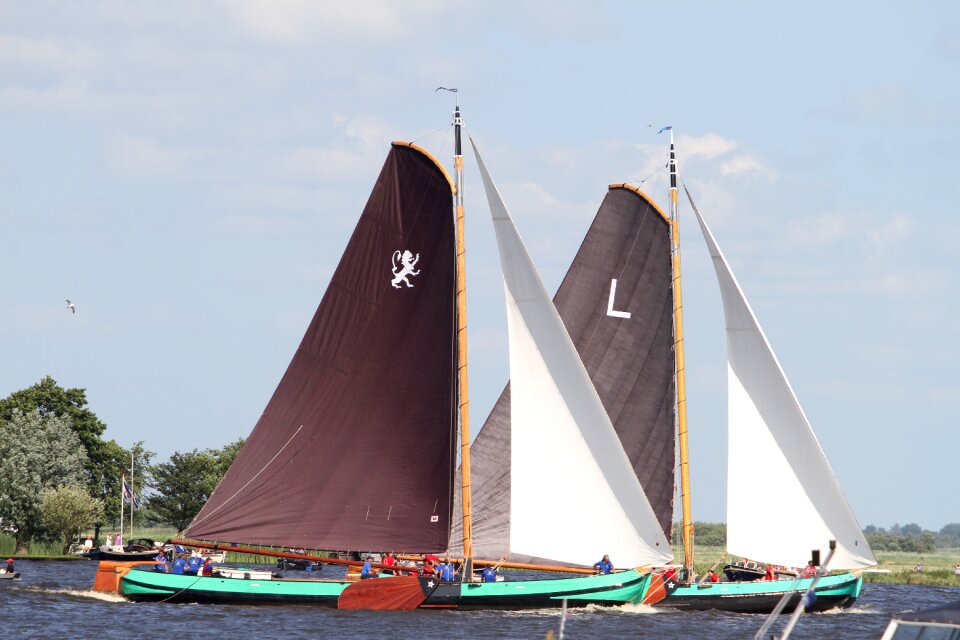 Friesland sailing boat recreation