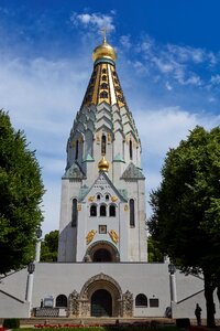 Russian orthodox church religion dome photo