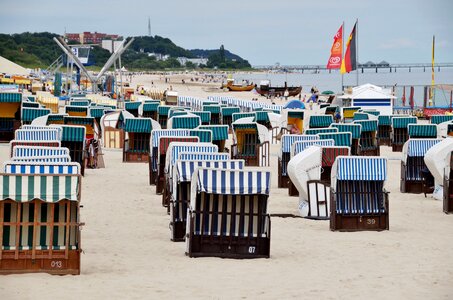 The baltic sea beach basket holidays photo
