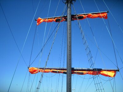 Sailing vessel mast sea