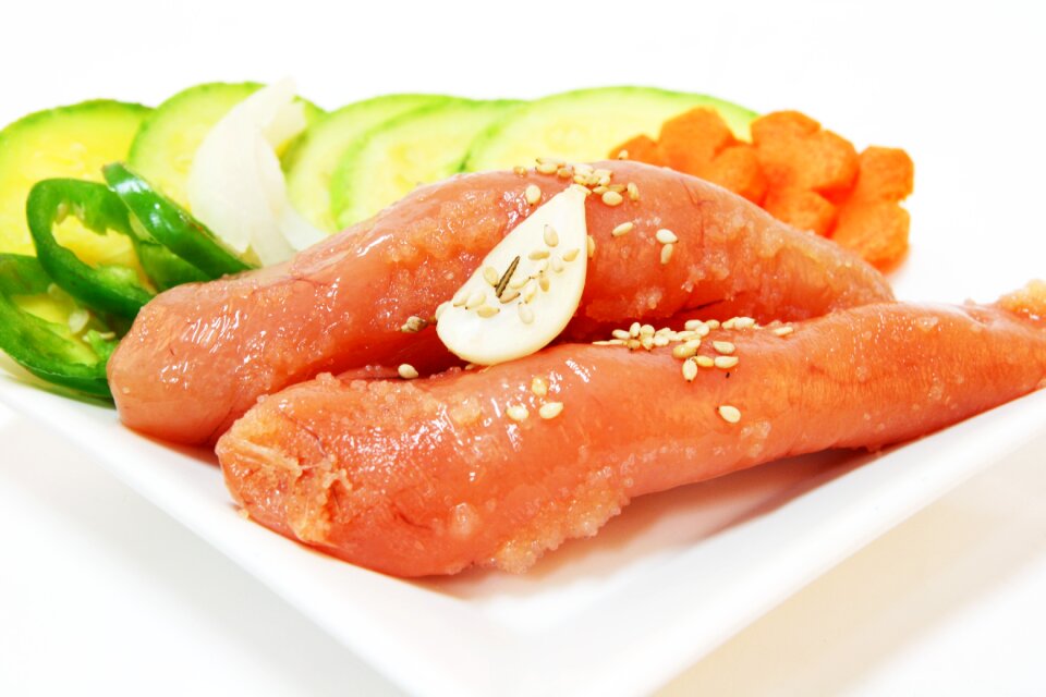 Salted mentaiko side dish